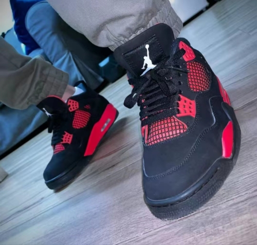 PK God Batch Air Jordan 4 Red Thunder CT8527-016 review 