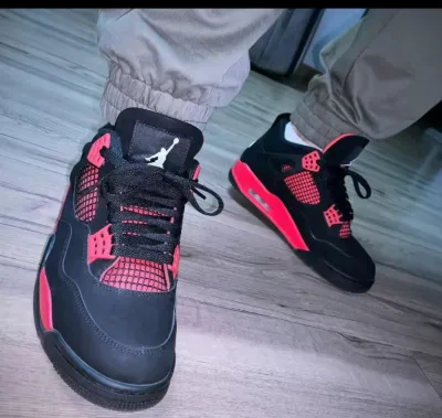PK God Batch Air Jordan 4 Red Thunder CT8527-016 review Dylan 02
