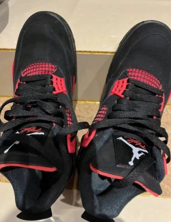 PK God Batch Air Jordan 4 Red Thunder CT8527-016 review Onyx