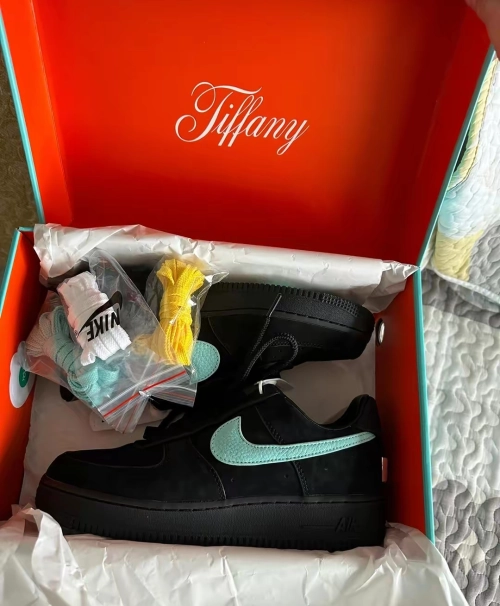 LJR Batch Nike Air Force 1 Low 1837 TifFany DZ1382-001 review 