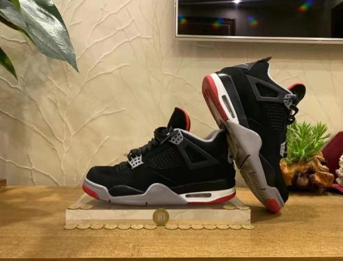 PK God Batch Air Jordan 4 Retro Bred 308497-060 review 