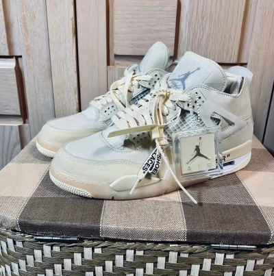 PK God Batch Air Jordan 4 Retro Off-White Sail (W) CV9388-100（This item is women's size, please refer to EUR size when purchasing） review Faithe