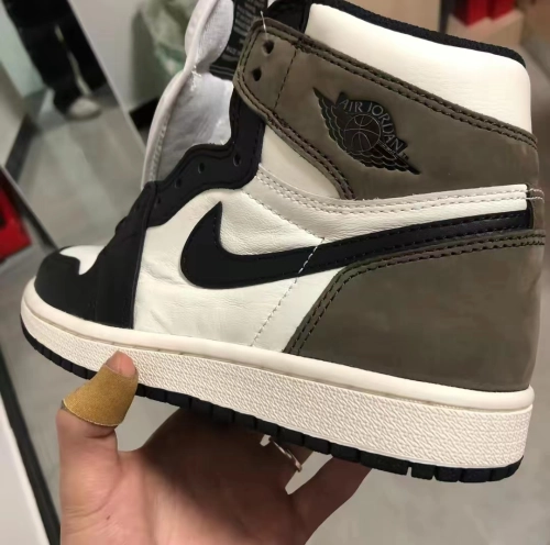LJR Batch Air Jordan 1 Retro High Dark Mocha 555088-105 review 
