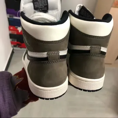 LJR Batch Air Jordan 1 Retro High Dark Mocha 555088-105 review Fay