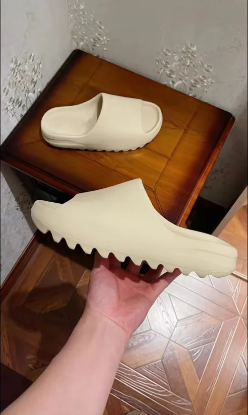 PK God adidas Yeezy Slide Bone FW6345 review 