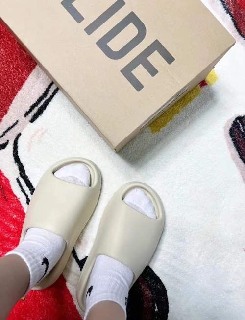 PK God adidas Yeezy Slide Bone FW6345 review 