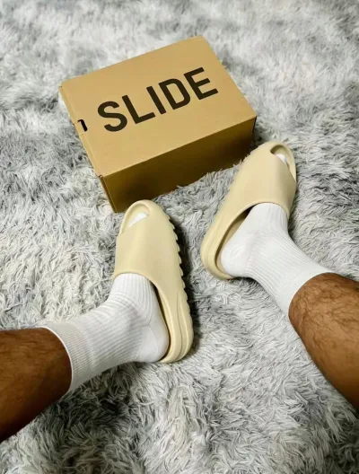 PK God adidas Yeezy Slide Bone FW6345 review Gerald 01