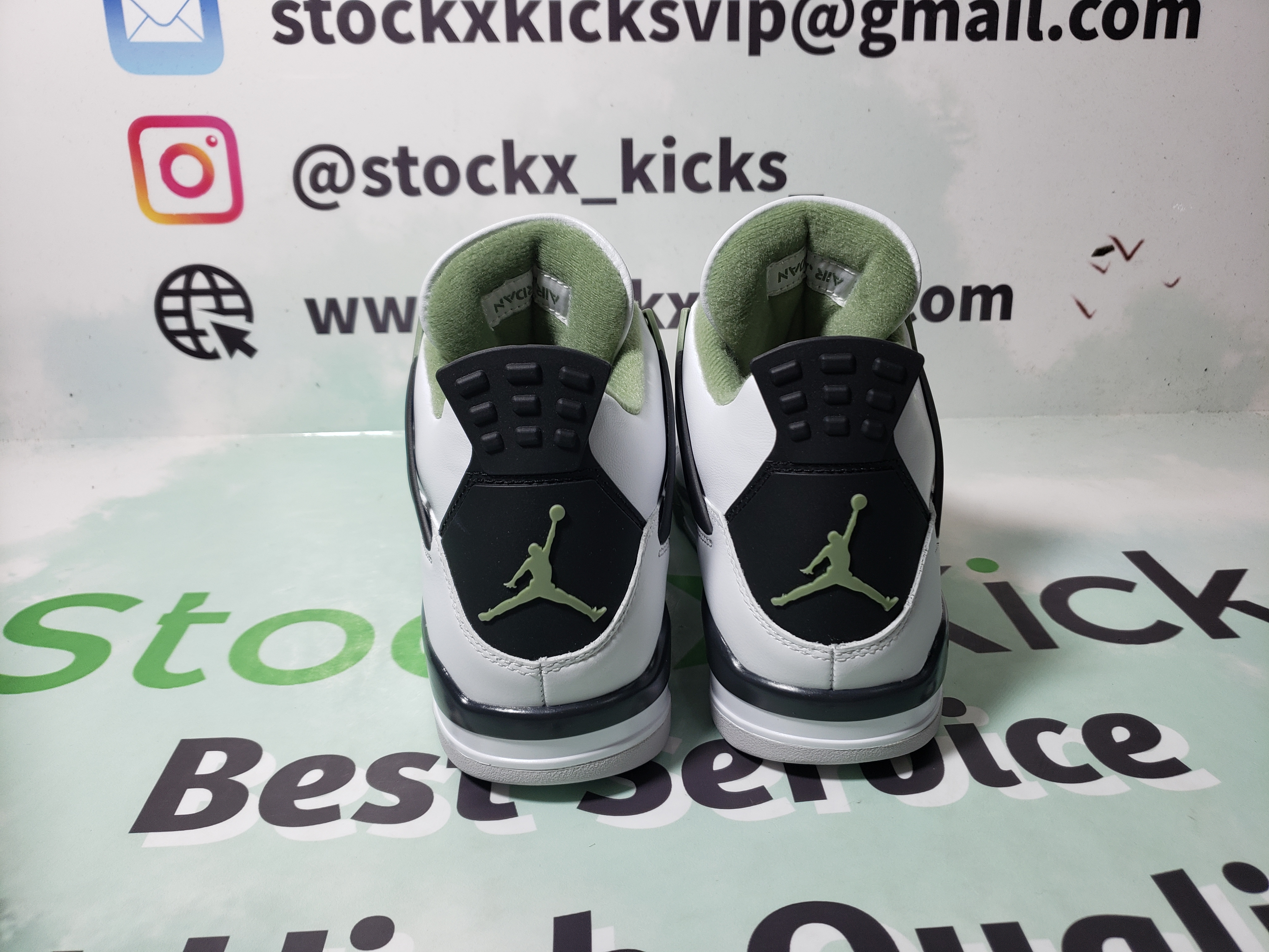 PK God Batch Nike Air Jordan 4 Retro Seafoam AQ9129-103 review LOILG 01