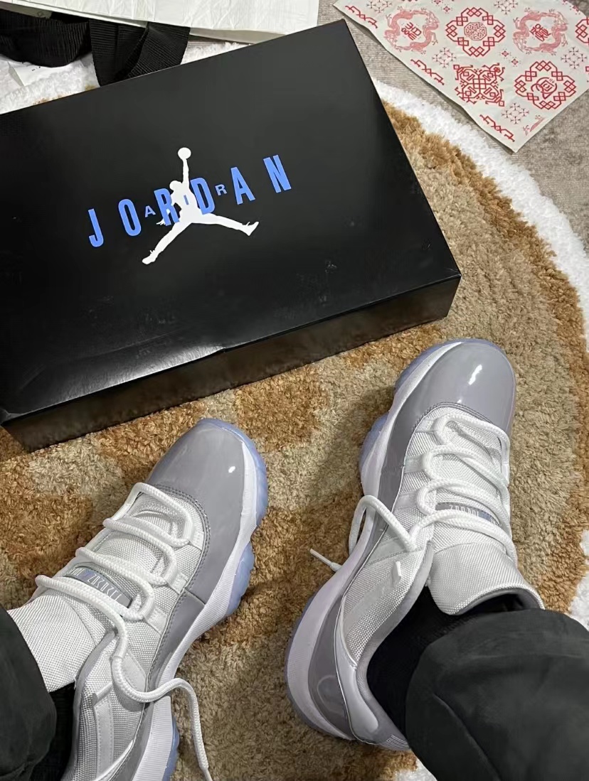 PK God Batch Air Jordan 11 Low “Cement Grey” AV2187-140 review Ryan ramirez 01