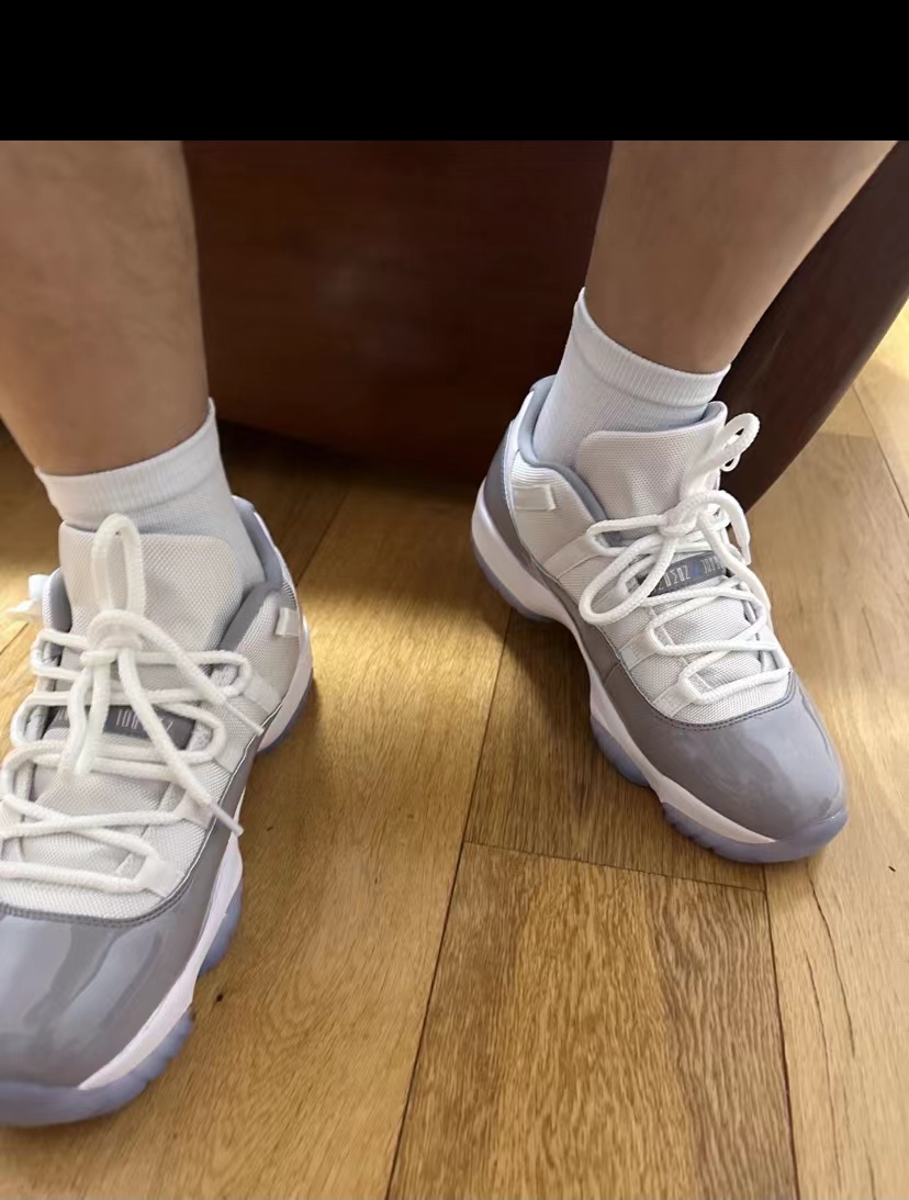 PK God Batch Air Jordan 11 Low “Cement Grey” AV2187-140 review Brandon Jones 01