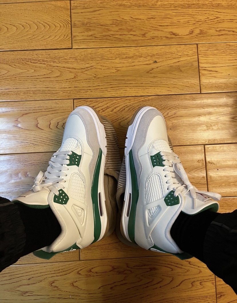 PK God Batch Jordan 4 Retro SB Pine Green DR5415-103 review Justin York 02