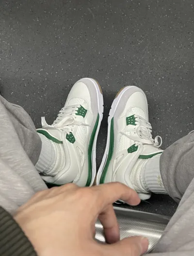 PK God Batch Jordan 4 Retro SB Pine Green DR5415-103 review Jamie Emmell 00