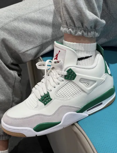 PK God Batch Jordan 4 Retro SB Pine Green DR5415-103 review Eric Chang 01