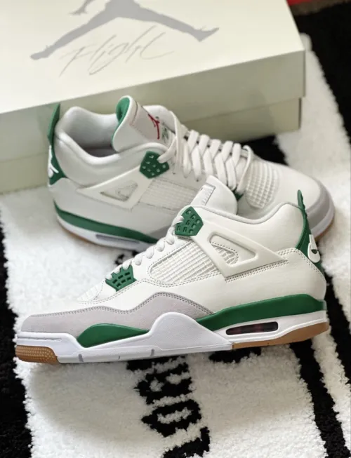 PK God Batch Jordan 4 Retro SB Pine Green DR5415-103 review 