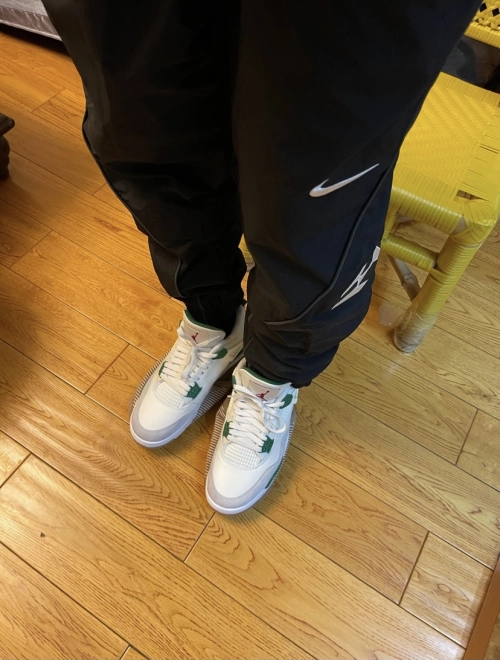 PK God Batch Jordan 4 Retro SB Pine Green DR5415-103 review 