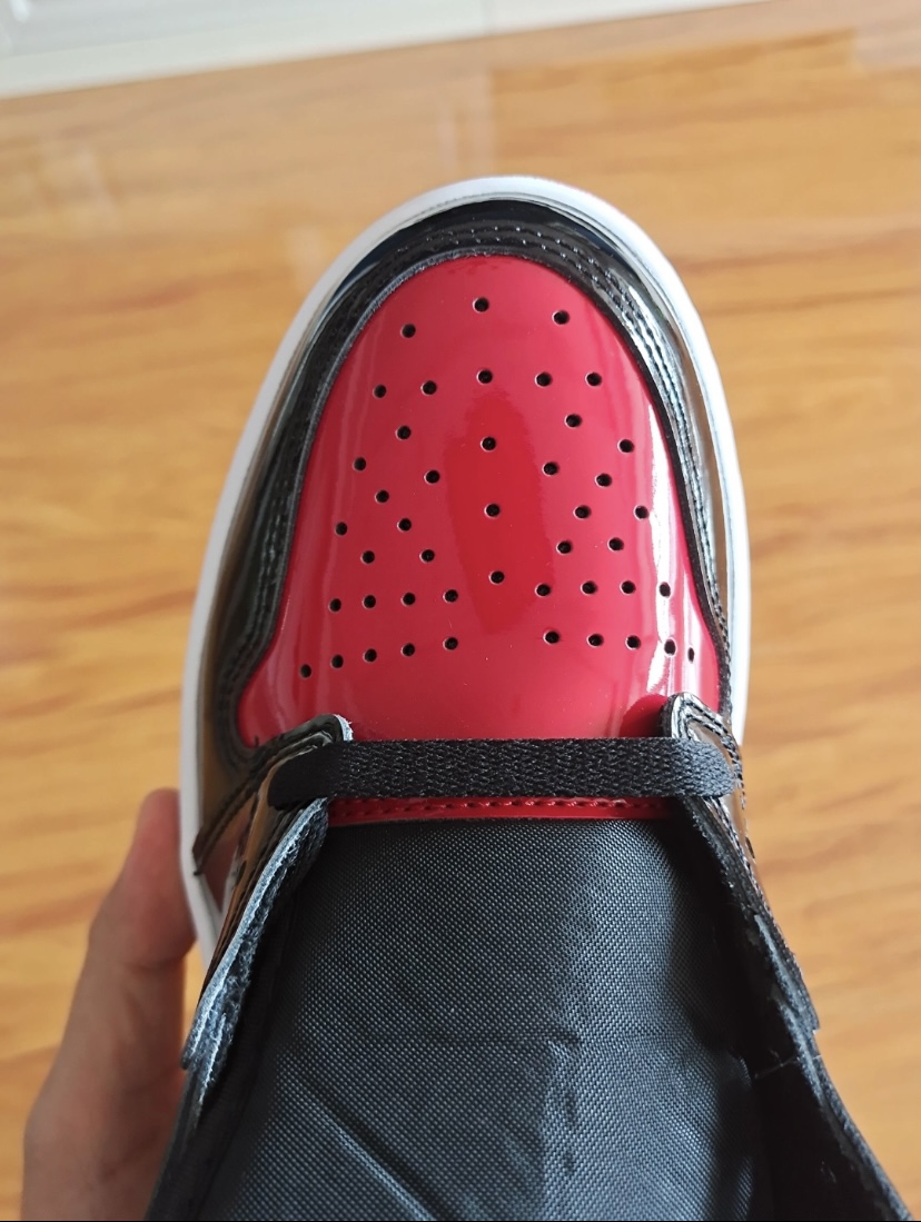 LJR Batch Air Jordan 1 Retro High OG Patent Bred  555088-063 review Richard Melgar 01