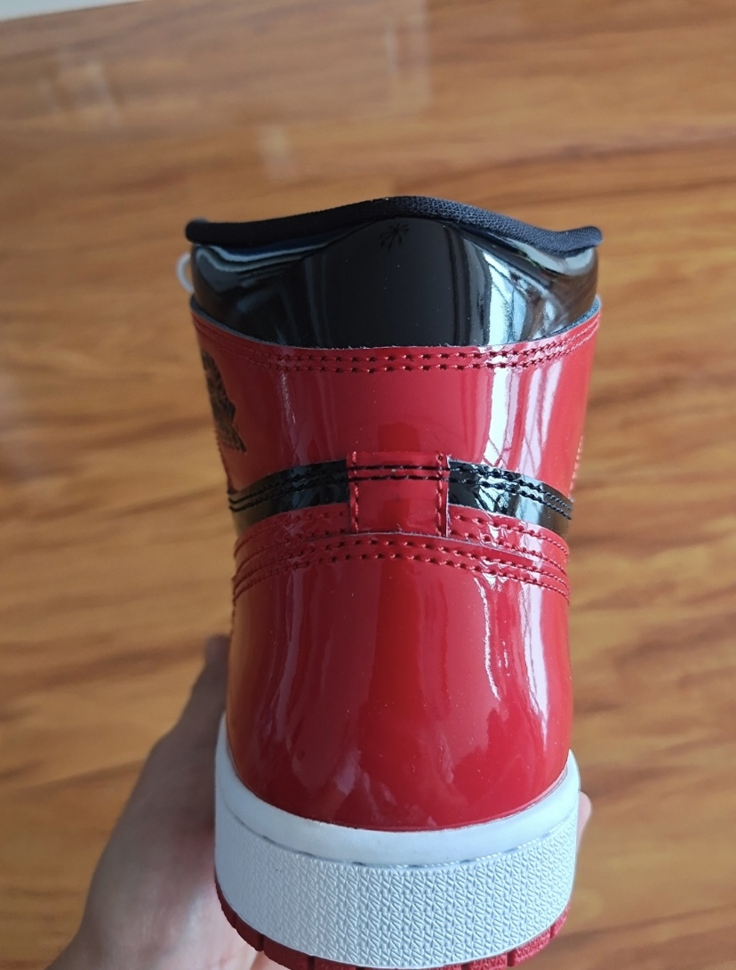 LJR Batch Air Jordan 1 Retro High OG Patent Bred  555088-063 review Richard Melgar 02