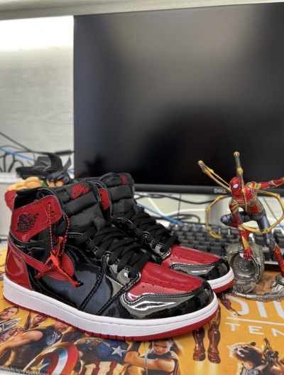 LJR Batch Air Jordan 1 Retro High OG Patent Bred  555088-063 review Diego Allende