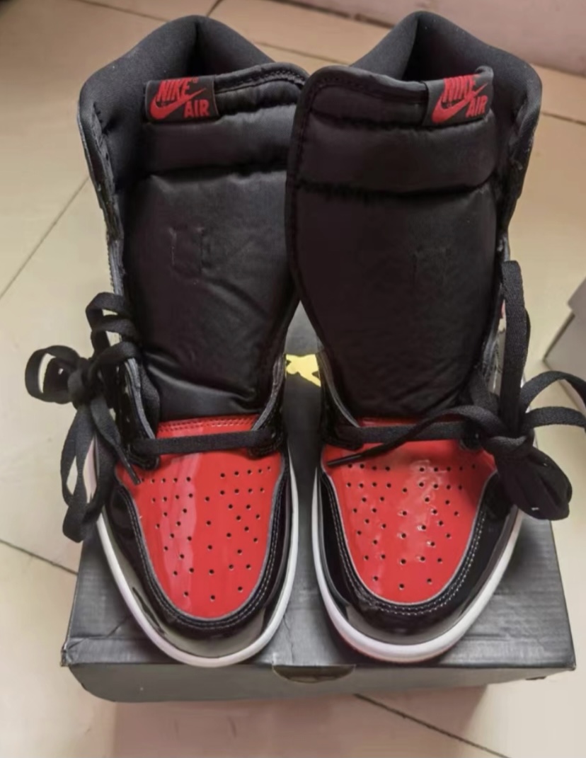 LJR Batch Air Jordan 1 Retro High OG Patent Bred  555088-063 review Shah Bacha 00