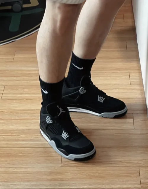 PK God Batch Air Jordan 4 Retro Black Canvas DH7138-006 review 