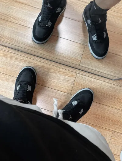 PK God Batch Air Jordan 4 Retro Black Canvas DH7138-006 review Christine N 01