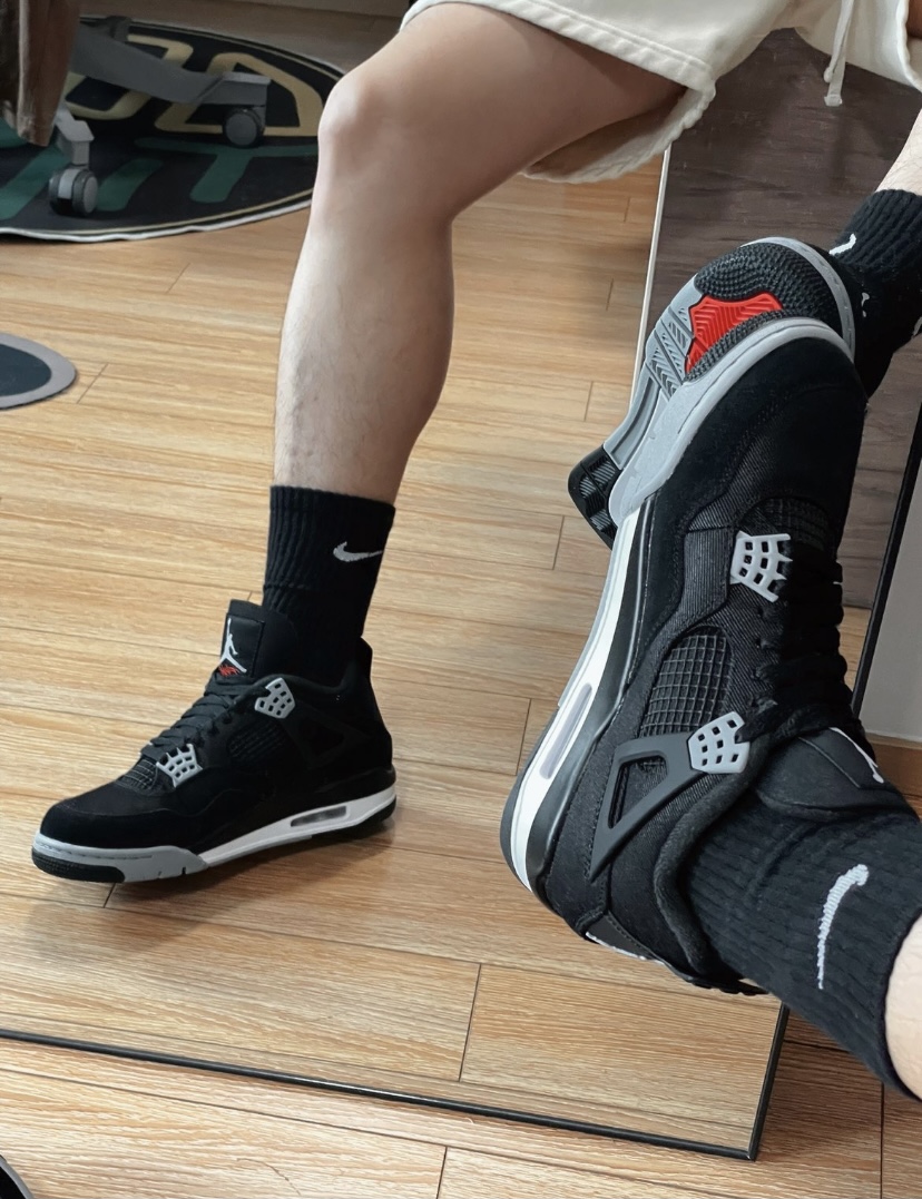 PK God Batch Air Jordan 4 Retro Black Canvas DH7138-006 review Christine N 03