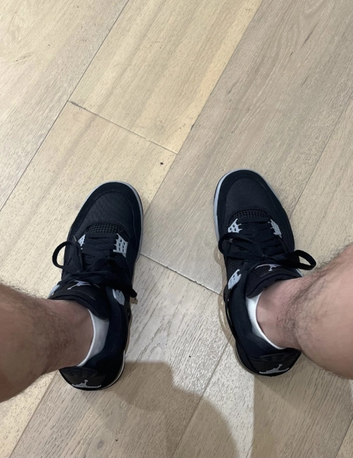 PK God Batch Air Jordan 4 Retro Black Canvas DH7138-006 review 