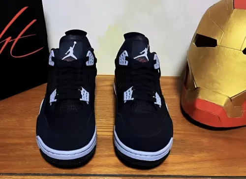 PK God Batch Air Jordan 4 Retro Black Canvas DH7138-006 review 