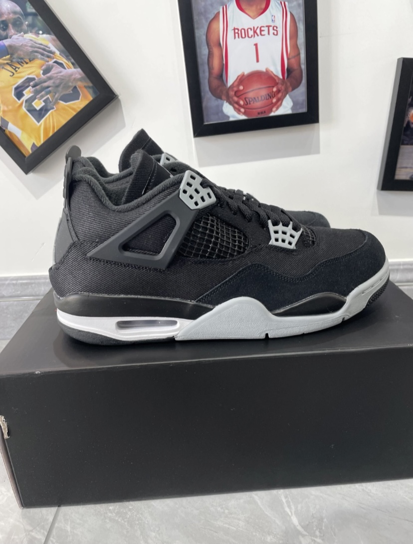 PK God Batch Air Jordan 4 Retro Black Canvas DH7138-006 review Callens Mathis 01