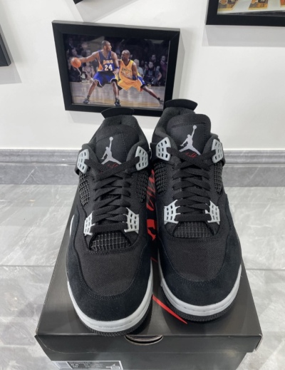 PK God Batch Air Jordan 4 Retro Black Canvas DH7138-006 review Callens Mathis 00