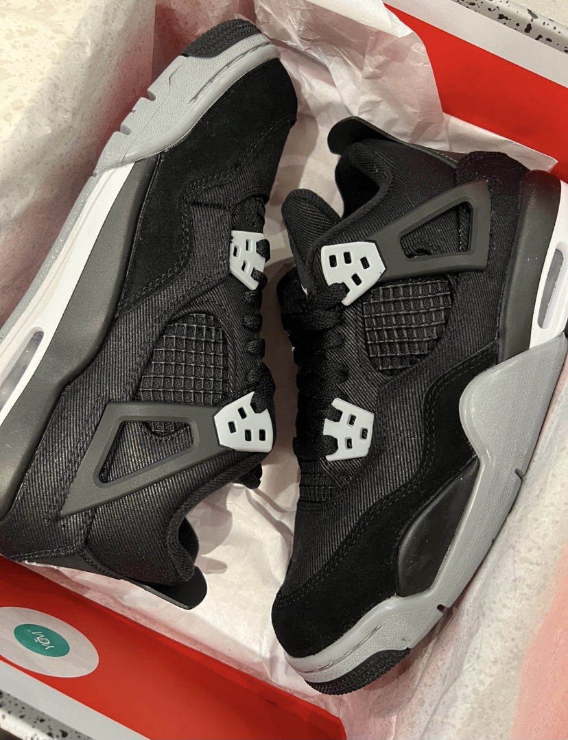 PK God Batch Air Jordan 4 Retro Black Canvas DH7138-006 review Crenshaw Magean 02