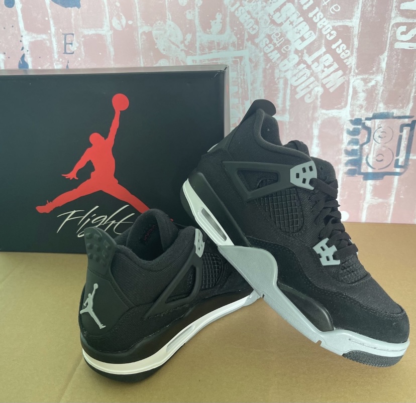PK God Batch Air Jordan 4 Retro Black Canvas DH7138-006 review henandez kevin 01