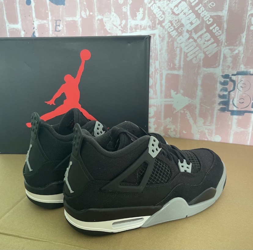 PK God Batch Air Jordan 4 Retro Black Canvas DH7138-006 review henandez kevin 00