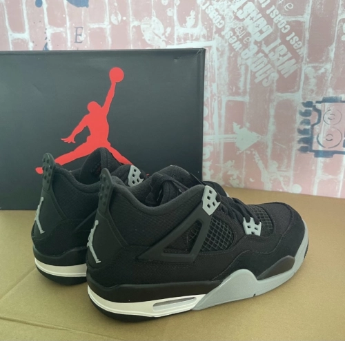 PK God Batch Air Jordan 4 Retro Black Canvas DH7138-006 review 