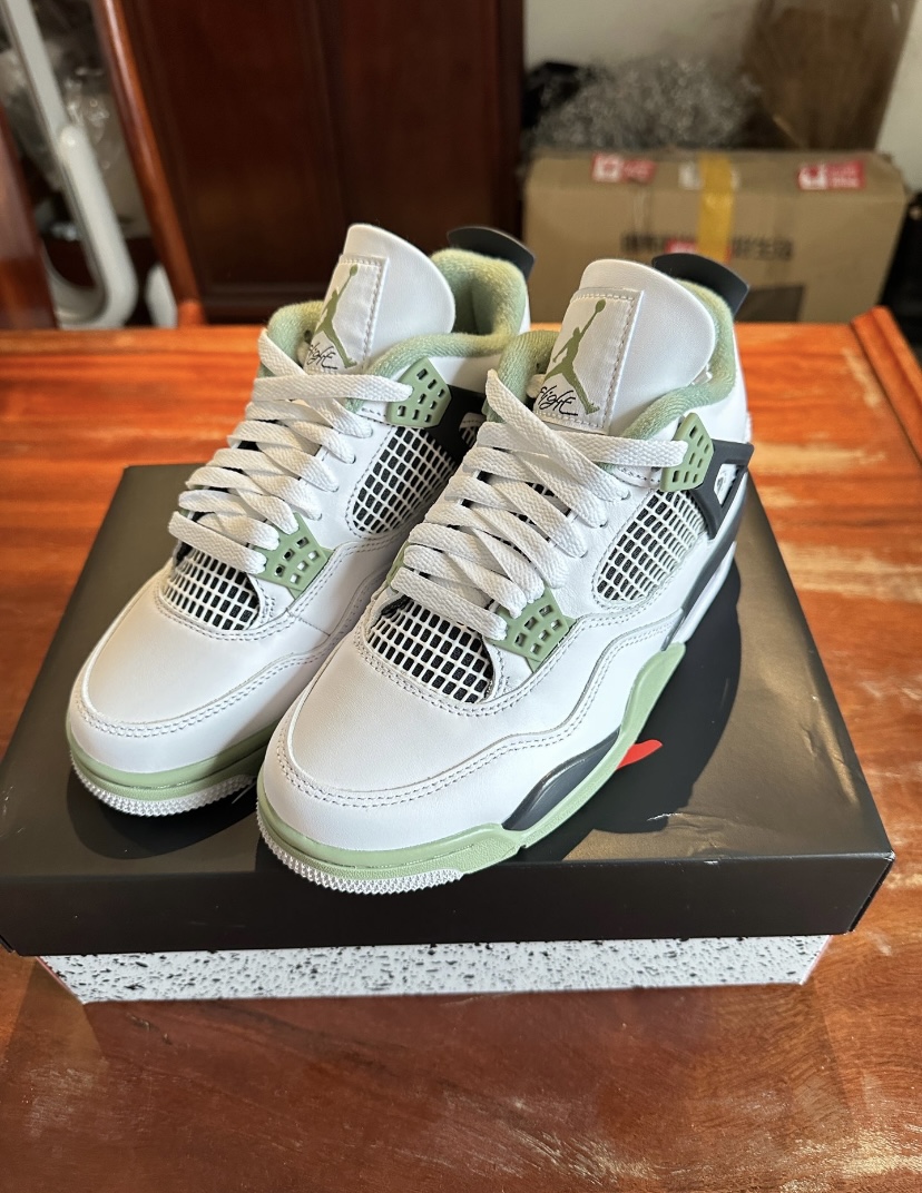 PK God Batch Nike Air Jordan 4 Retro Seafoam AQ9129-103 review Kenneddy Rodriguez 03