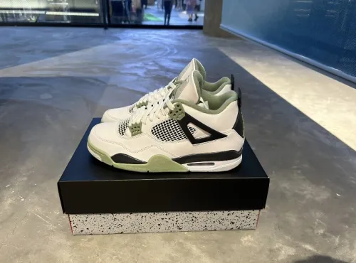 PK God Batch Nike Air Jordan 4 Retro Seafoam AQ9129-103 review 