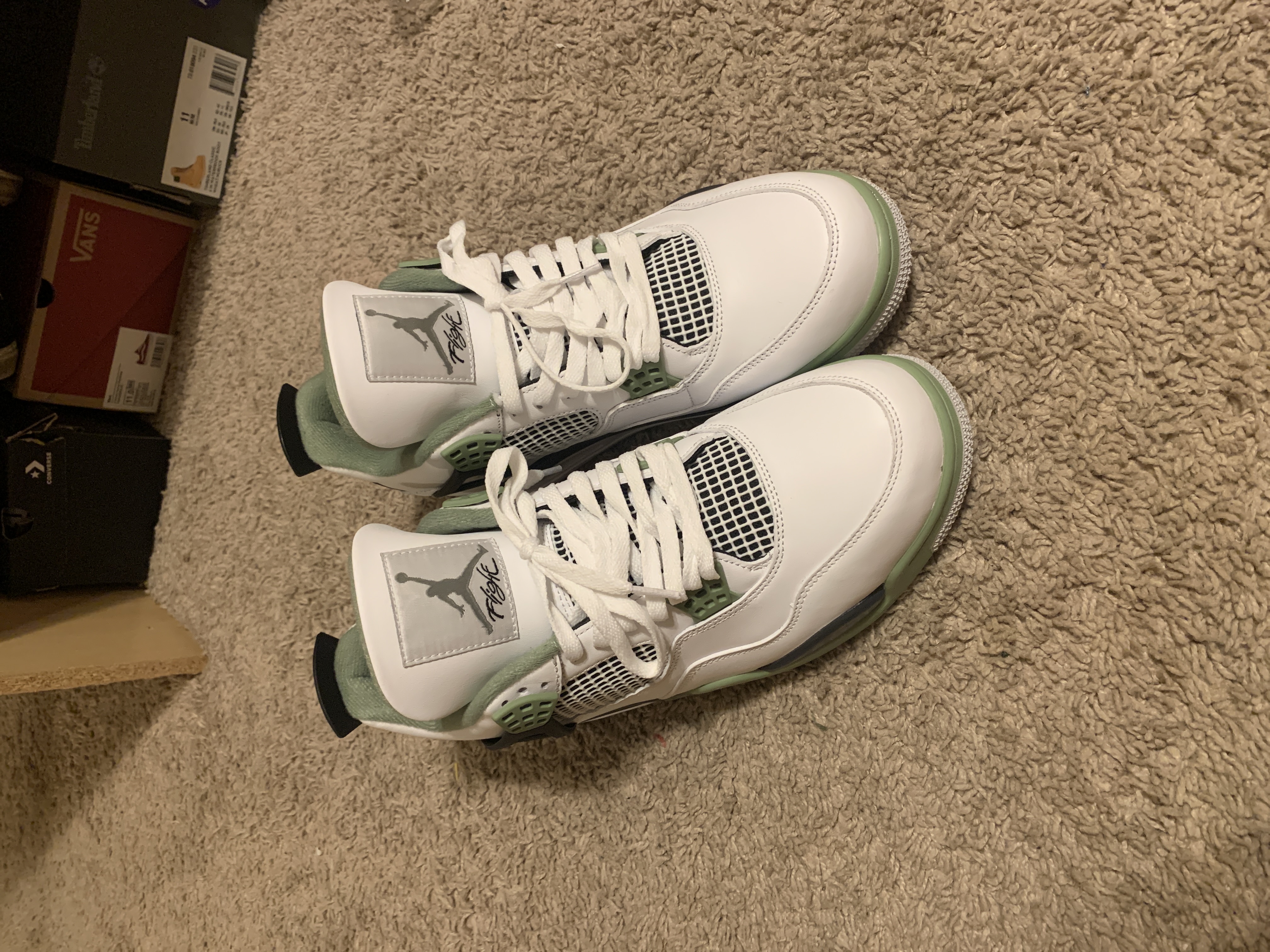 PK God Batch Nike Air Jordan 4 Retro Seafoam AQ9129-103 review Jesse 00