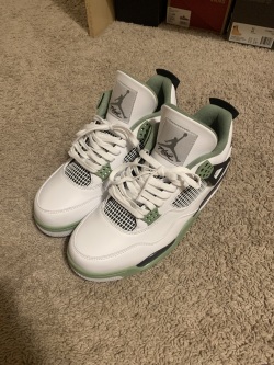 PK God Batch Nike Air Jordan 4 Retro Seafoam AQ9129-103 review Jesse 02