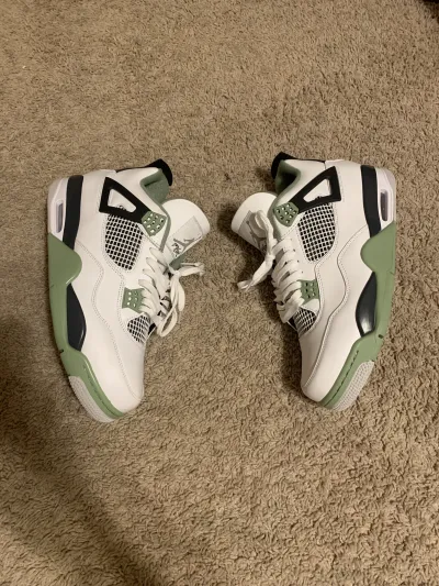 PK God Batch Nike Air Jordan 4 Retro Seafoam AQ9129-103 review Jesse 04