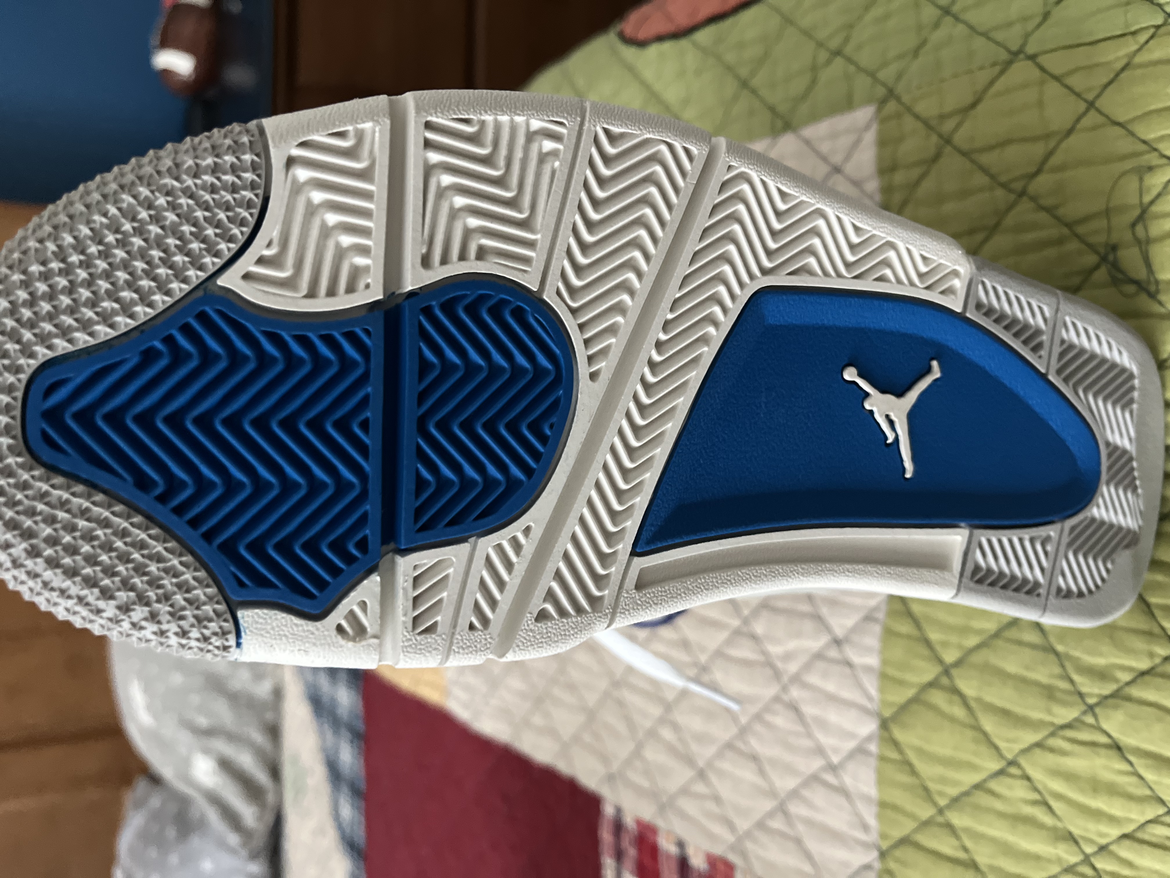 PK God Batch Air Jordan 4 Retro Military Blue (2012) 308497-105 review Avery 01