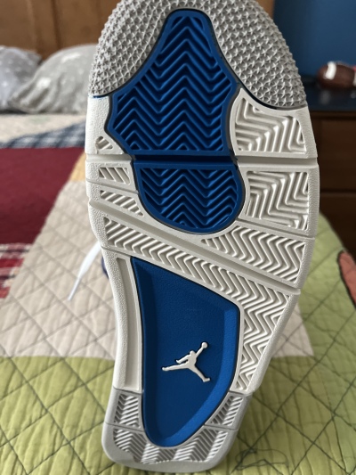 PK God Batch Air Jordan 4 Retro Military Blue (2012) 308497-105 review Avery 01