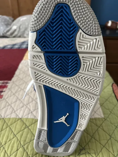 PK God Batch Air Jordan 4 Retro Military Blue (2012) 308497-105 review Avery 01