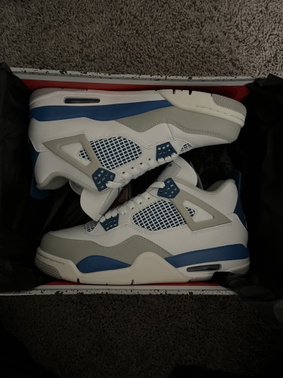PK God Batch Air Jordan 4 Retro Military Blue (2012) 308497-105 review Avery 02