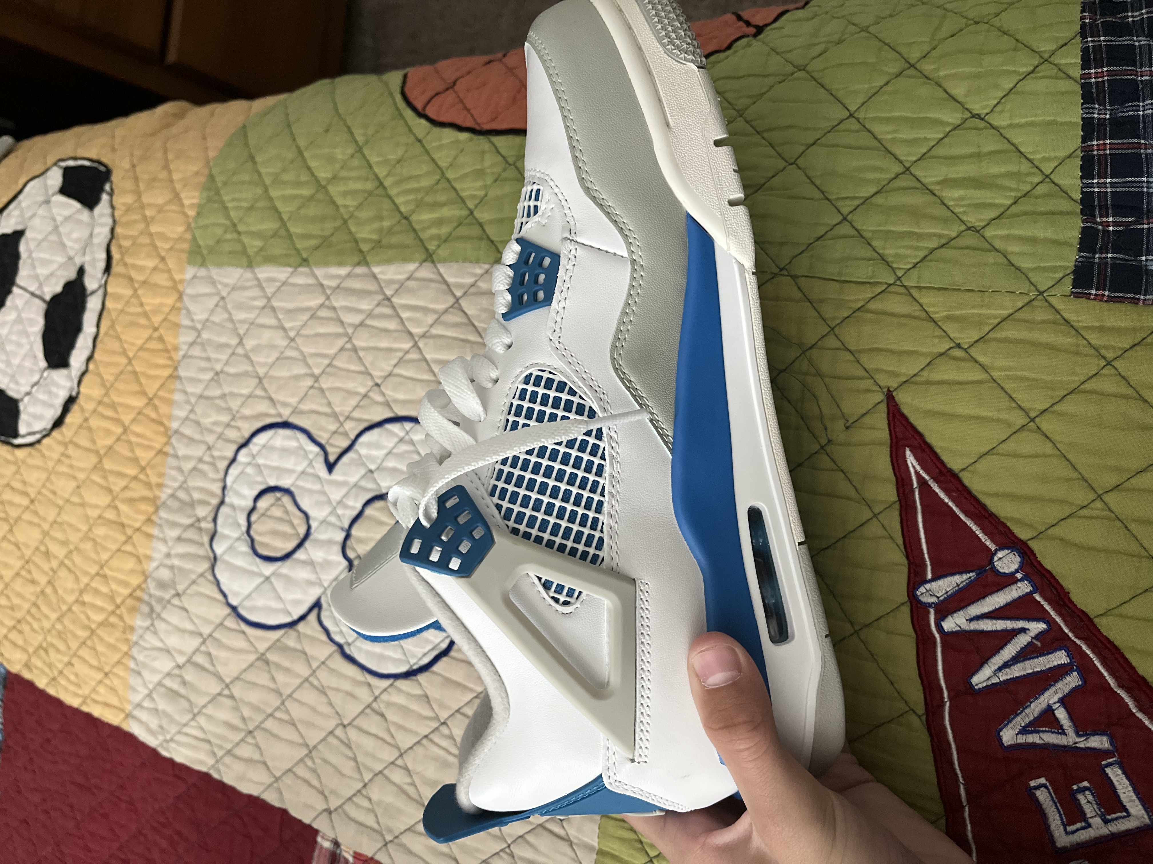 PK God Batch Air Jordan 4 Retro Military Blue (2012) 308497-105 review Avery 03