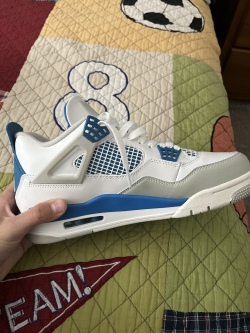 PK God Batch Air Jordan 4 Retro Military Blue (2012) 308497-105 review Avery 04