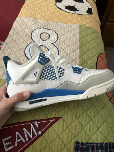 PK God Batch Air Jordan 4 Retro Military Blue (2012) 308497-105 review Avery 03