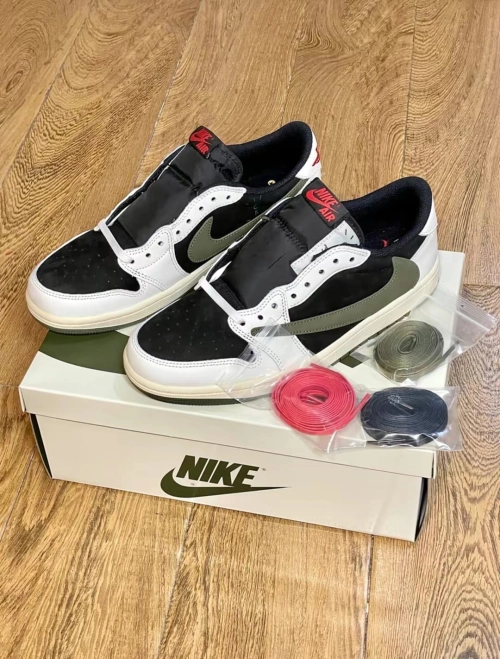 LJR Batch Air Jordan 1 Retro Low OG SP Travis Scott Olive (W) DZ4137-106 review 