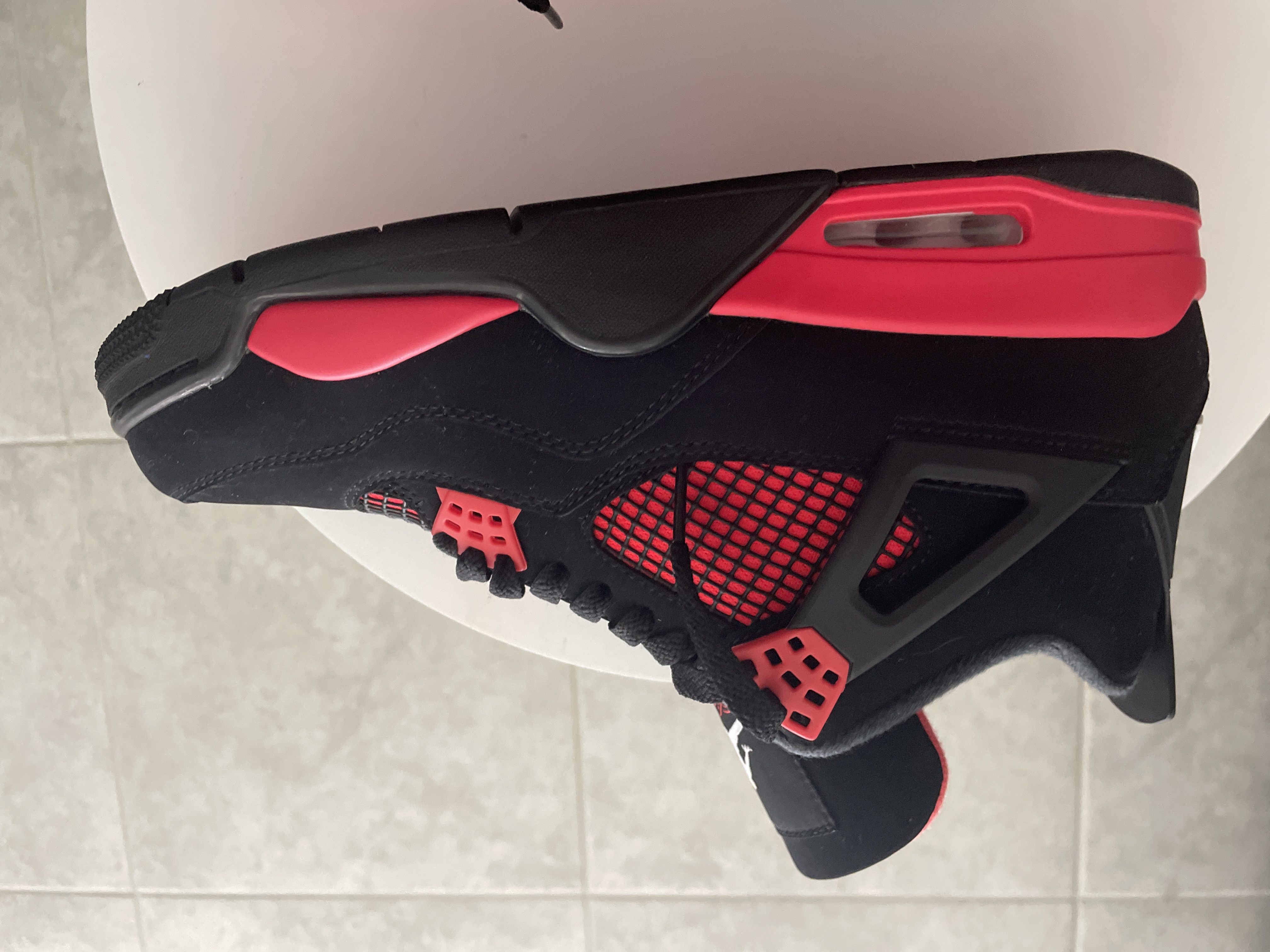 PK God Batch Air Jordan 4 Red Thunder CT8527-016 review Arfur 02