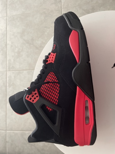 PK God Batch Air Jordan 4 Red Thunder CT8527-016 review Arfur 01