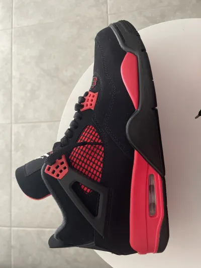 PK God Batch Air Jordan 4 Red Thunder CT8527-016 review Arfur 01